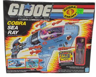 1987 GI Joe Cobra Sea Ray Factory Sealed Box