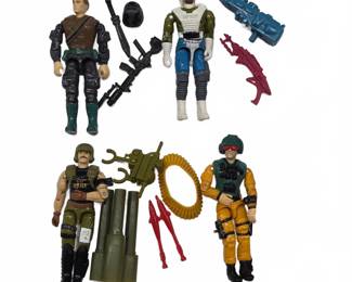 GI Joe Action Figures & Weapons, 1989