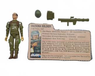 1982 G.I. Joe ARAH Zap Straight Arm Complete