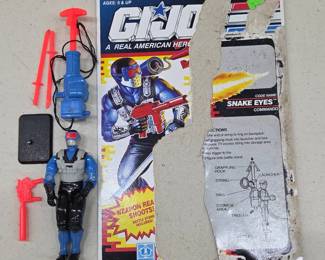 1991 G.I. Joe Snake Eyes Action Figure Complete