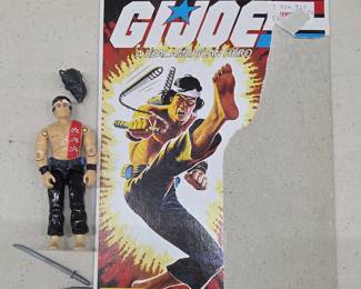 1985 GI Joe Quick Kick Complete w/Card
