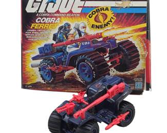 1985 GI Joe Cobra Ferret ATV Vehicle & Box