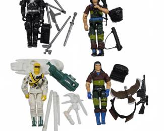 1989 GI Joe Action Figures Complete w Accessories