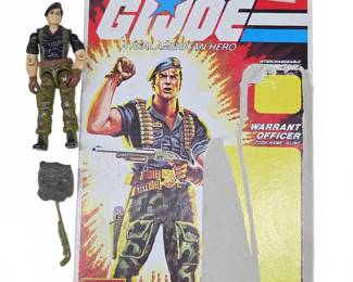 1985 GI Joe Flint Complete Accessories W Cardback