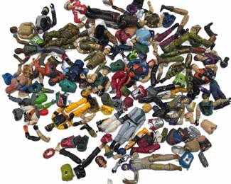 G.I. Joe 1980s Action Figure Parts Assortment