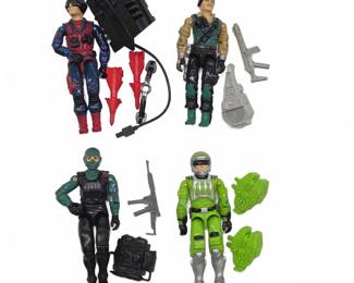 1986 G.I. Joe Action Figures with Accessories