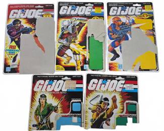 GI Joe Action Figure Cardbacks Assortment