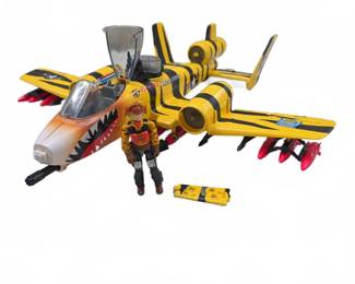 1988 G.I. Joe Tiger Force Tiger Rat Jet & Figure