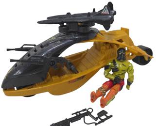 GI Joe 1988 Darklon Evader Vehicle & Figure