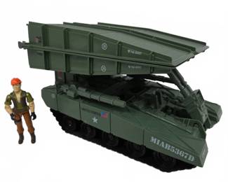 1984 G.I. Joe Toss 'N Cross Bridge Layer Vehicle