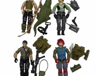 1987 G.I. Joe Action Figures with Accessories