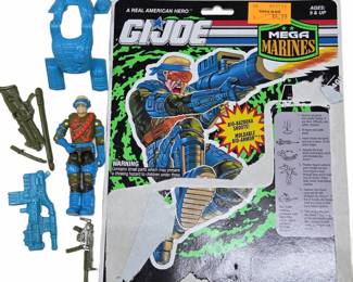 1993 GI Joe Mega Marines Mirage Figure & Card