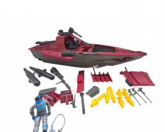 1985 GI Joe Cobra Moray Hydrofoil & Figure