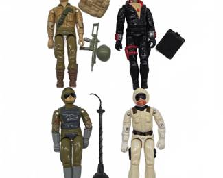 1983 GI Joe Action Figures with Accessories