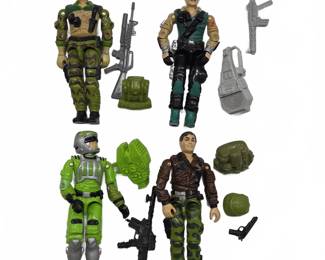 1986 GI Joe Action Figures Complete with Access