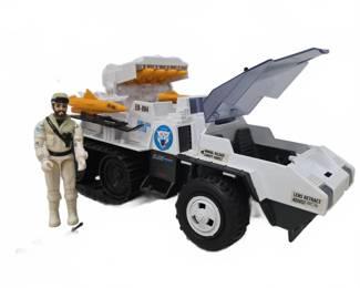GI Joe Snow Cat Vehicle & Figure 1985 Complete