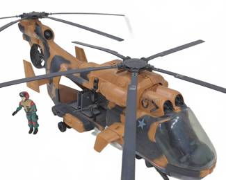 1986 GI Joe Tomahawk Helicopter w Lift Ticket