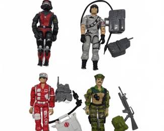 1986 G.I. Joe Action Figures Complete w/ Access