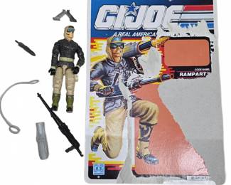 G.I. Joe Rampart Figure w/Card & Accessories
