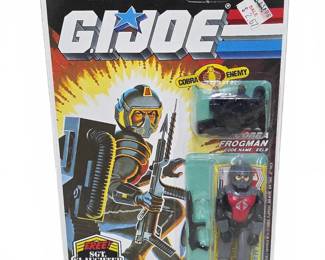 1985 G.I. Joe Cobra Frogman Eels Unpunched Hasbro