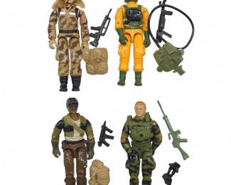 1985 G.I. Joe Action Figures with Accessories