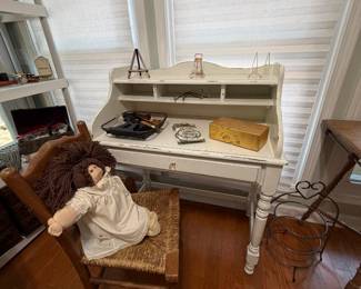 Vintage chair and small writing desk