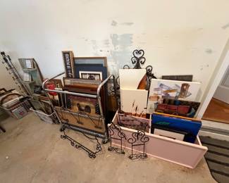 Frames, art holders, art, wall shelf