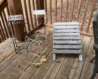 Vintage plant stands