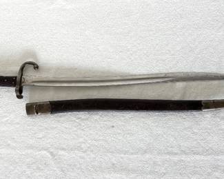 Danish 1867 Remington Solingen Germany Bayonet/Scabbard