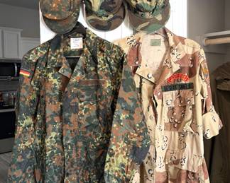 German Bundeswehr Flecktarn & U.S. Desert "Chocolate Chip"