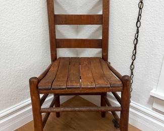 Primitive wood chair