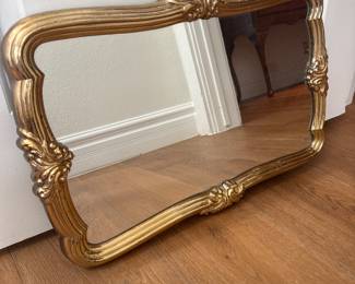 Small Vintage Gold Mirror