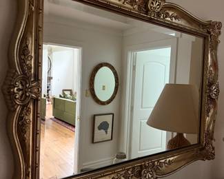 Vintage gold gilt mirror
