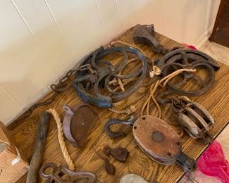 Antique Pulleys