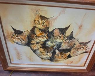 Handpainted, signed art