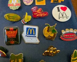 Vintage McDonald's Lapel Pins