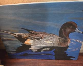 Handpainted, signed Art