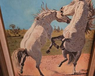 Handpainted, signed art
