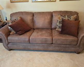Faux Leather Sofa *Available for Pre-Sale 