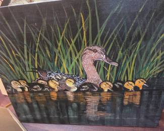 Handpainted, signed Art
