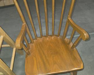 Child's wood rocking chair 