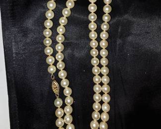 Genuine pearls