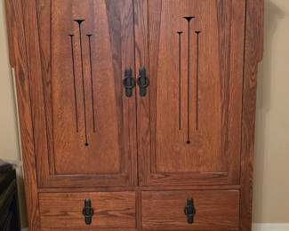 Southwestern Style Cabinet, Media Storage *Available for Pre-Sale *