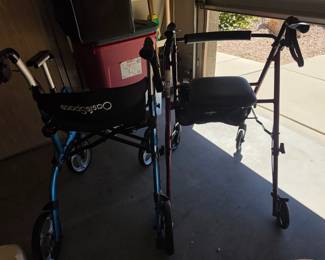 Walker and Wheelchair in excellent condition 