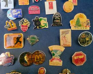 Vintage McDonald's Lapel Pins
