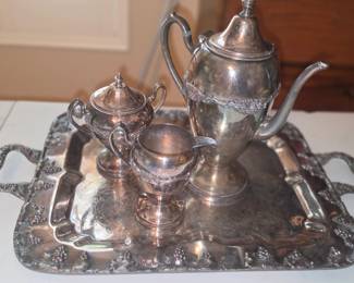 Beautiful Set. Gotham Silver on Copper