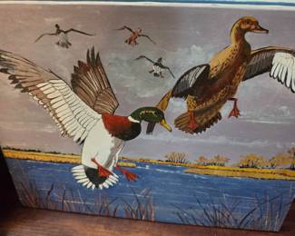 Handpainted, signed Art