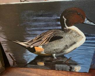 Handpainted, signed Art
