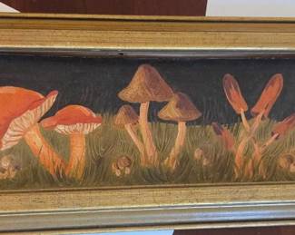 Hand painted, signed art