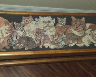 Tapestry Cat Bench